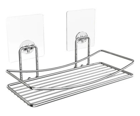 Полка прямоугольная 1-яр Lite металл решетка, силиконовое крепление Kleber KLE-LT032