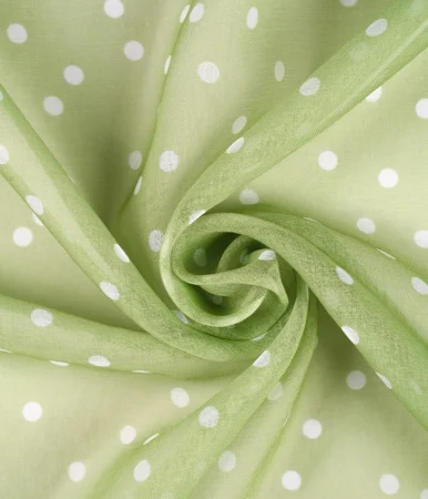 Комплект тюля Ронда кристалон 140*170 с подхватами зеленый по 2 шт. ГП