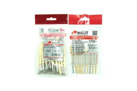 Дюбель-гвоздь 6х60 DSI LK цилиндр (30 шт), Bullit-подвес