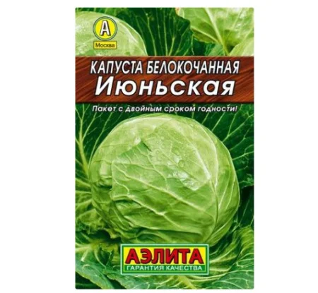 Капуста б/к Июньская, 0,5г (Аэлита) А0610 *1