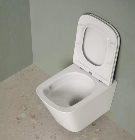 Унитаз подвесной Iddis Bild Q BIQRNSEi25 безободковый c системой смыва Торнадо