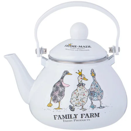 Чайник Agness  Эмалированный Серия "Family Farm", 1,3 Л