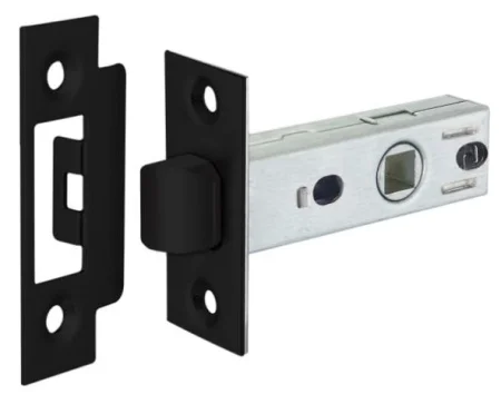 Защёлка врезная Ajax PLASTLP45-8 BL черный 44485 *1