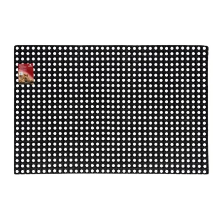 Коврик резиновый ячеистый VORTEX 80х120х1,6см черный 20003 *1