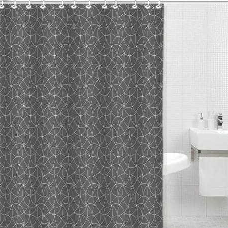 Штора для ванной Gota Rocio Brown полиэстер 180х180см 16212