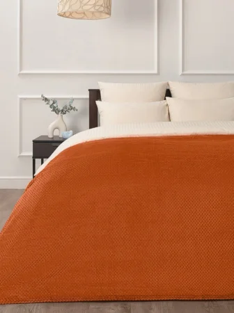 Плед Texrepublic фланель жаккард лёгкий 200х220см TF FNJL TRR2 017/2022 r-ромбики NC