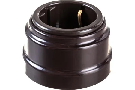 Розетка 1-м "Ретро" с земл. 16А ОУ РА16-0202 шоколад (Bylectrica) *1