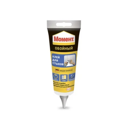 Клей обойный "Момент" для стыков и подклейки обоев 120г 3040161/1874354 (Хенкель)