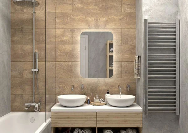 Зеркало с подсветкой Burzhe ЗЛП541 500х700мм с бесконтактным сенсором