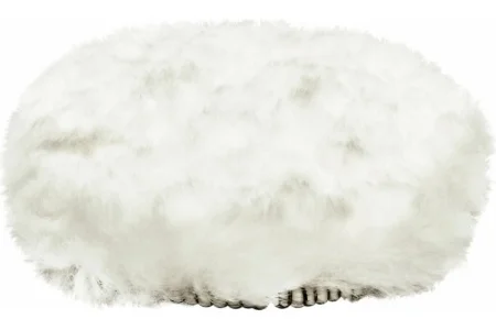 Насадка Полировальная "Под Липучку",125Мм, Натуральная Шерсть