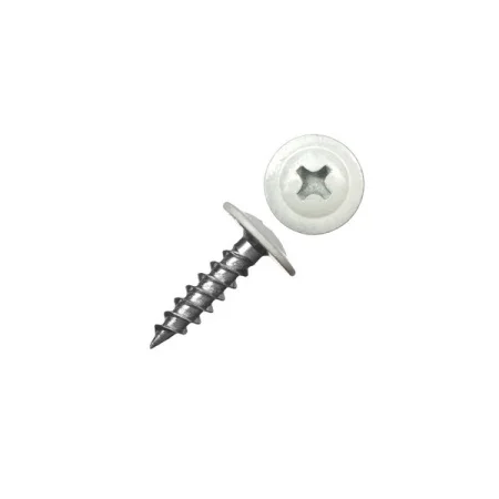 Саморез с прессшайбой, острый, для крепления металла RAL9003 4,2х19 уп. - 20 шт. SteelRex