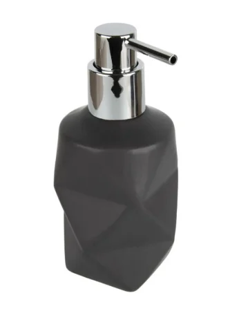 Дозатор для жидкого мыла Аквалиния Tetra B4505-1 керамика графит