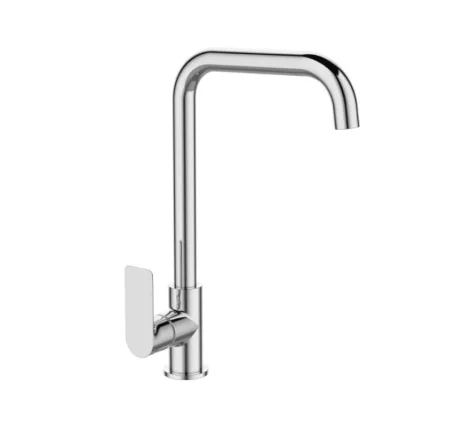 Смеситель д/кухни одноруч. "Atlas" с высоким поворотным изливом катридж 25мм AV3621 (Avrora) *1