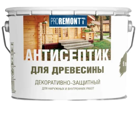 Антисептик деревозащитное средство орех Proremontt 9л. (0006563) *1/1