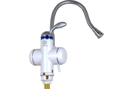 Смеситель-водонагреватель   проточный настольный одноручный гибкий излив TSARSBERG TSB-WH1103