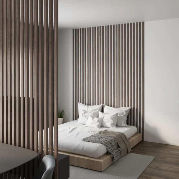 Рейка интерьерная МДФ Stella Бриона Light Орех Бразильский 16х40х2700мм