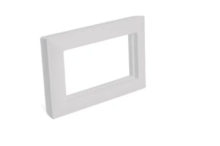 Рамка 2-м "Катрин" (без перемычки) пластик белый PFR00-7012-01 Stekker *1