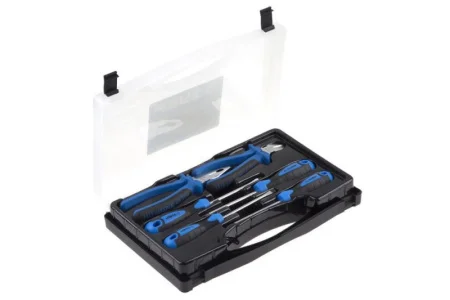 Набор инструментов 6 предметов слесарных пластиковый кейс Зубр Профессионал 2201-H6_z02