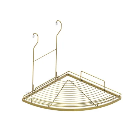 Полка угловая большая, Д280 Ш280 В290, античная бронза MX-421 AB