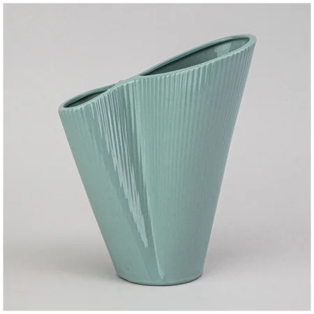 Ваза 17х9.3х21.5см цвет: мятный 374-142 *1