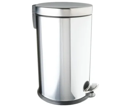 Ведро с крышкой 12л FX-34024D хром