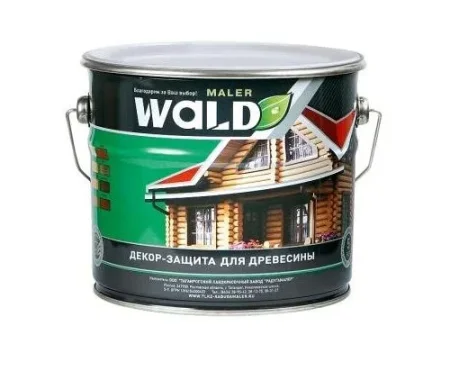 Пропитка защитно-декоративная для древесины Wald бесцветная  3л *1/3