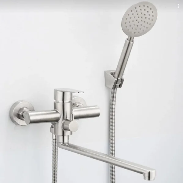 Смеситель для ванны одноручный с длинным изливом Golden Fox Lomond 11335-FOX