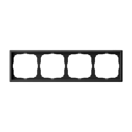 Рамка 4-м "Artgallery" универсальная, карбон GAL001004 (Systeme Electric) *1