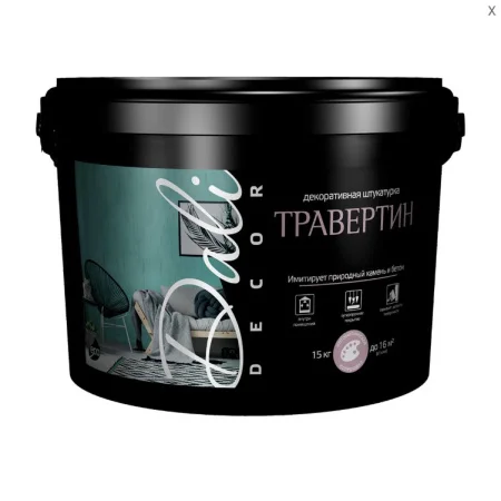 Штукатурка декоративная DALI-DECOR Травертин 15кг