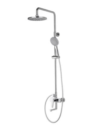 Душевой набор с верх. троп. душем 1 реж. и руч. душем 3 реж. DA1523701B18 (D&K) *1