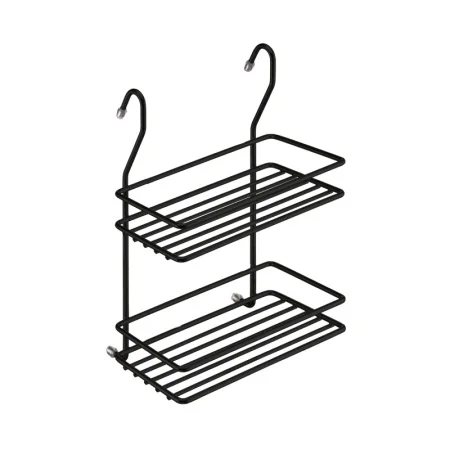 Полка двухъярусная малая, черный матовый *1