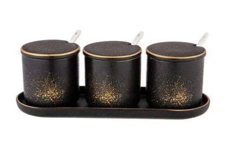 Набор Для Специй 4 Предмета Bronco "Midnight Gold" 42-375 *1/12