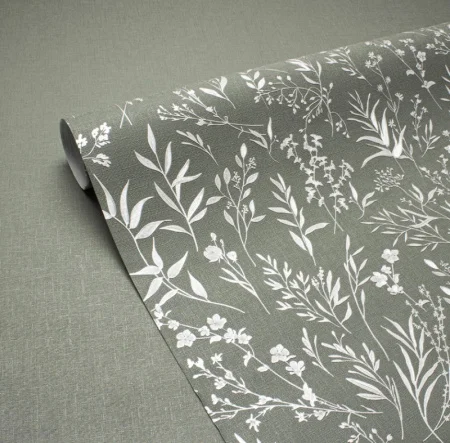 Обои компакт-винил Lavanda 287913 1,06х10м цветы зеленые