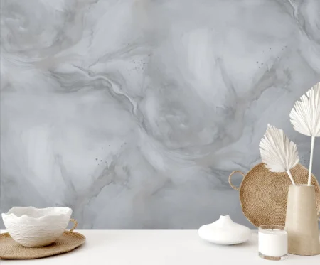 Обои компакт-винил Yalta 287329 1,06х10м мрамор серые