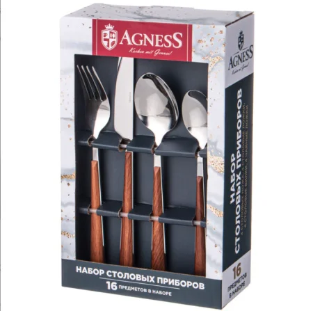 Набор столовых приборов Agness 16 предм. 942-135