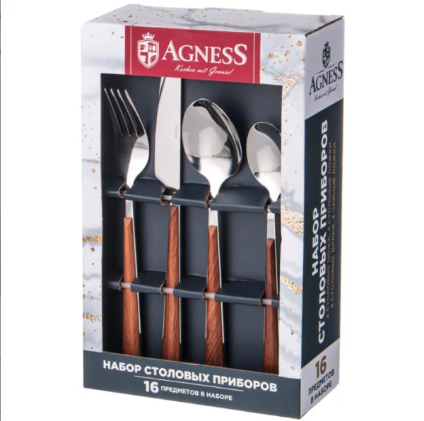 Набор столовых приборов Agness 16 предм. 942-135
