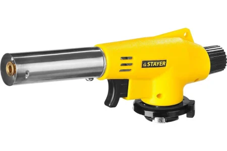 Горелка газовая MaxTerm MG200 1300°C пьезо поджиг захват цанговый Stayer 55584  1