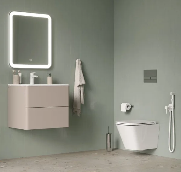 Унитаз подвесной Iddis Bild Q BIQRNSEi25 безободковый c системой смыва Торнадо