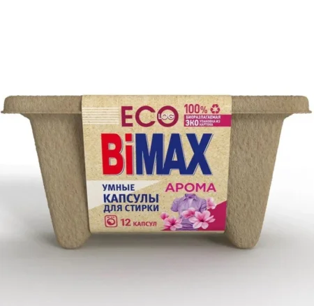 Капсулы д/стирки Bimax "Арома" 12шт (картон коробка) 396-7 *1