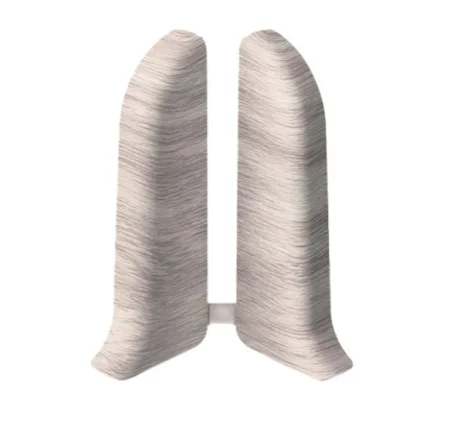 Заглушки для плинтуса (левая/правая) 230 Дуб айсберг 55мм Лексида