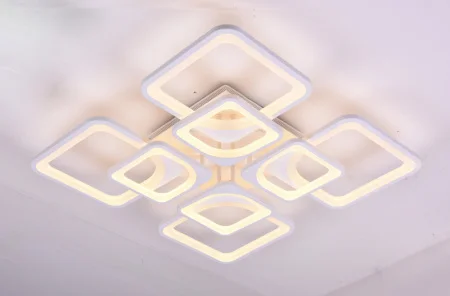 Светильник светодиодный MS 1027 Илль Белый 87-200W 3000-6000К  AC180-240V 24000Lm 840х840х110 диммир