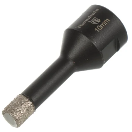 Сверло алмазное по керамограниту 10мм цилиндрический хвостовик M14 сухой рез Rennbohr Alpha XT 77601