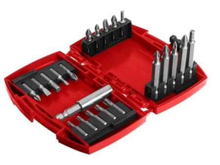 Набор бит 21 предм. +магнитный адаптер "МХ-21" сталь CR-V в боксе Зубр 26600-H21 *1