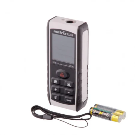 Дальномер лазерный LD-60 60м с электронным угломером Matrix 38016