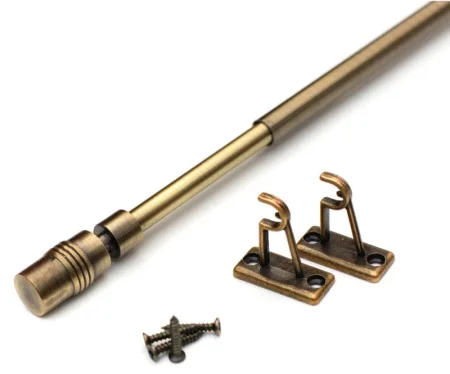 Карниз Кафе KF102 60-80см цилиндр, антик *1