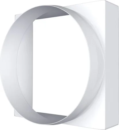 Соединитель квадратного канала с круглым 100х100мм d100мм 10КВ Era