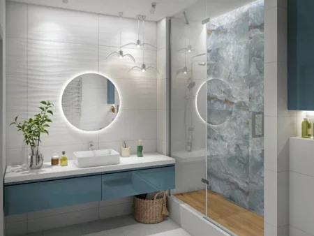 Керамогранит GlobalTile Moonlight_GT GT408013616MSR11 400х800х8,3мм 1уп=1,6м2 (5 шт) синий