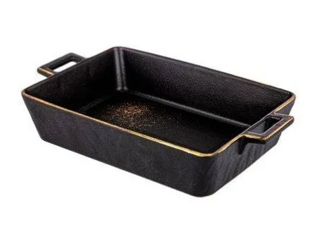 Блюдо для запекания Bronco "Midnight Gold" 35х21,5х6,5см 2900мл 42-376 *1/6