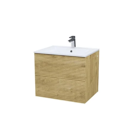 Тумба-умывальник подвесная Iddis Bild BIL60V0i95K 465х603х500мм дуб светлый