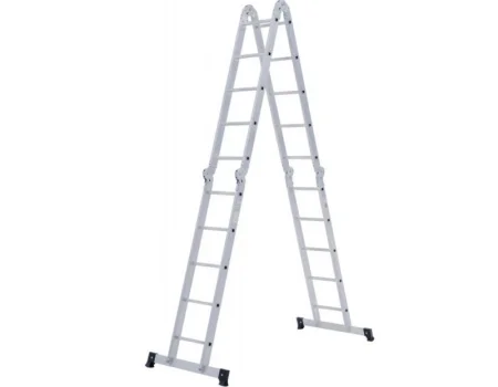 Лестница-трансформер 5 ступеней 4 секции ширина 340мм алюминиевая Новая Высота NV 1320 1320405 *1